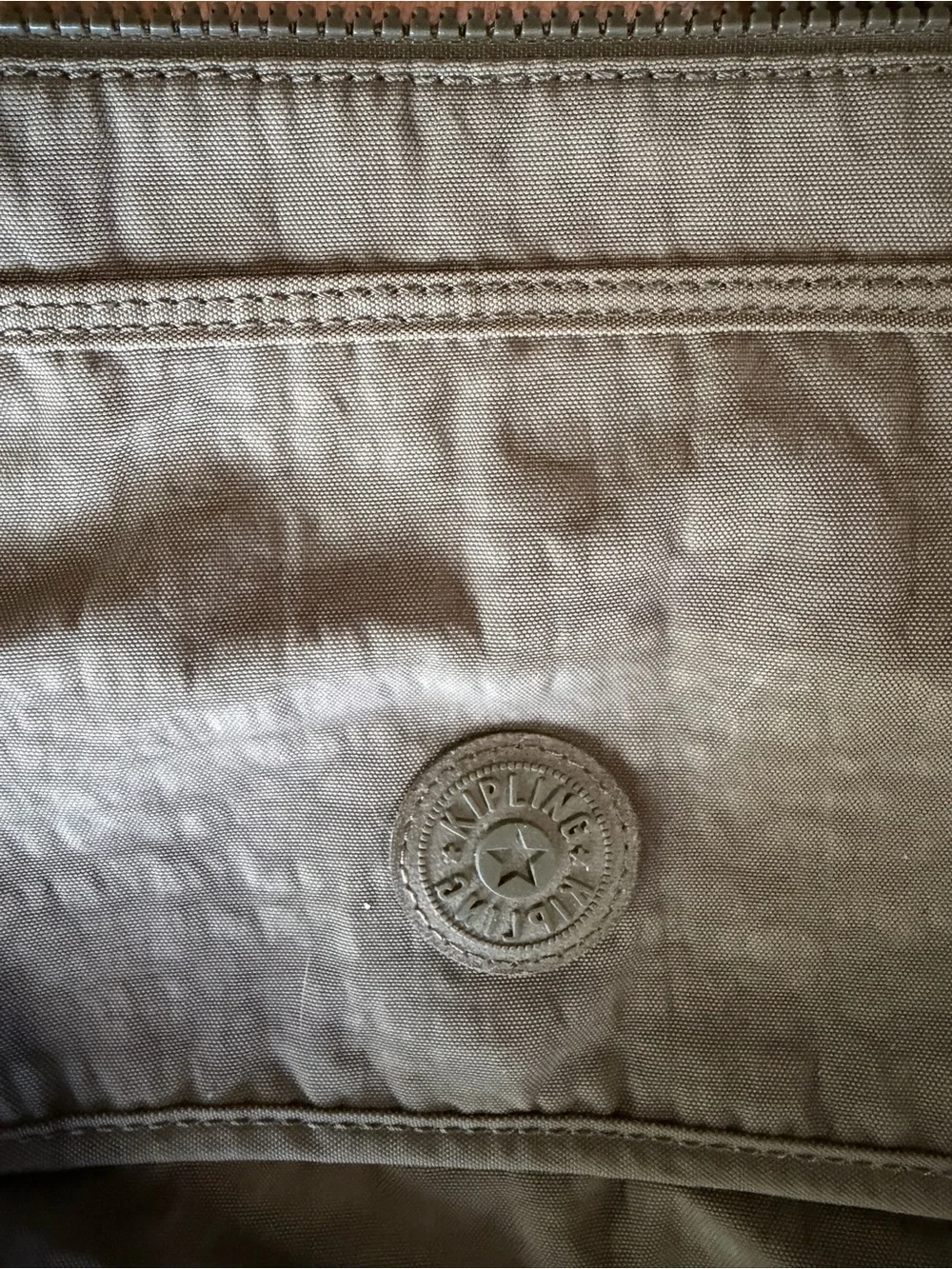 Kipling beige Messenger Crossbody Bag
